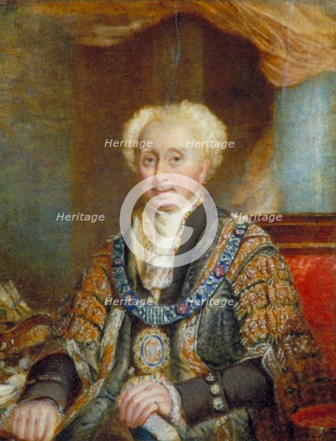 'Sir John Cowan, Lord Mayor 1837', 1838(?). Artist: Miss Hibbert