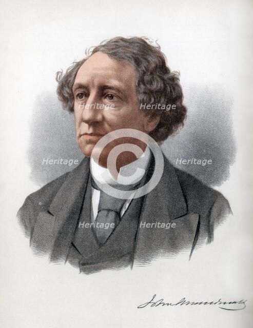 Sir John Alexander Macdonald, 1st Prime Minister of Canada, c1890. Creator: Cassell, Petter & Galpin.