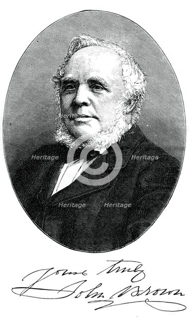 Sir John Brown, British industrialist, c1880. Artist: Unknown