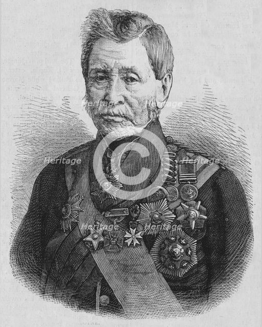 'Sir John Burgoyne', c1880. Artist: Unknown.
