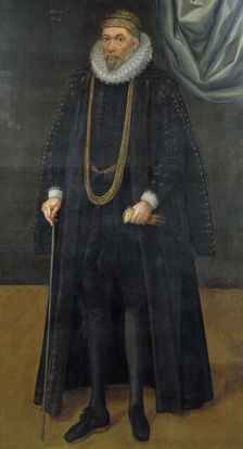 Sir John Garrard, Lord Mayor in 1601 1618. Artist: Daniel Mytens