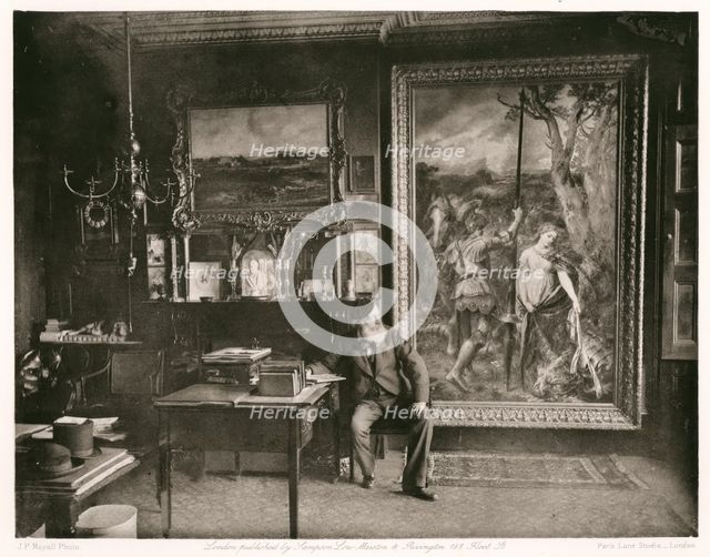 Sir John Gilbert, R.A., c1884. Creator: Joseph Parkin Mayall.
