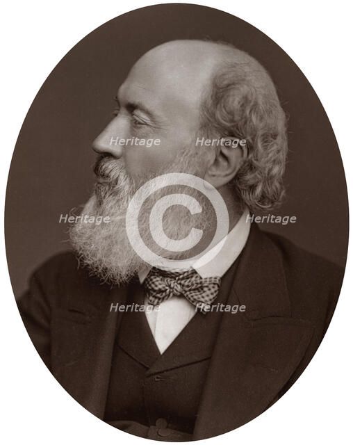 Sir John Gilbert, RA, President of the Society of Painters in Water-Colours, 1877.Artist: Lock & Whitfield