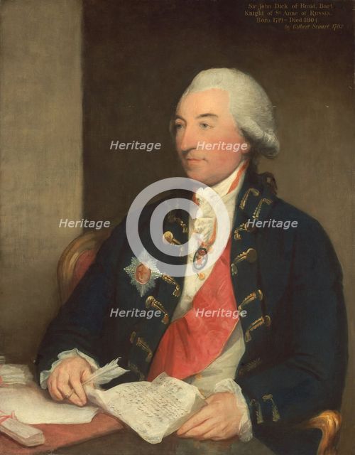 Sir John Dick, 1783. Creator: Gilbert Stuart.