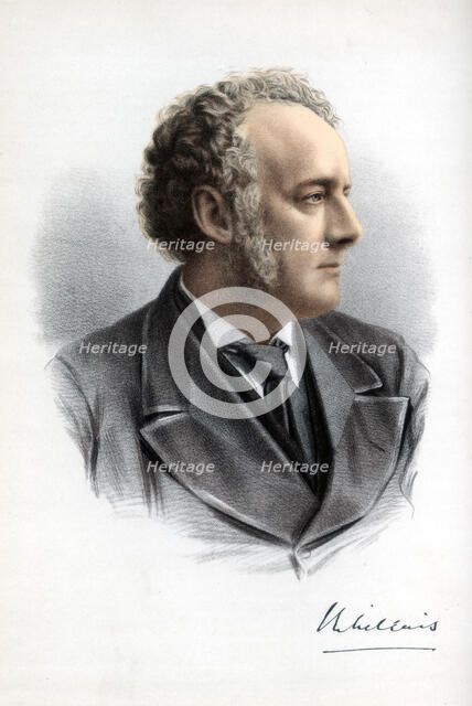 Sir John Everett Millais, 1st Baronet, British painter and illustrator, c1890.Artist: Cassell, Petter & Galpin