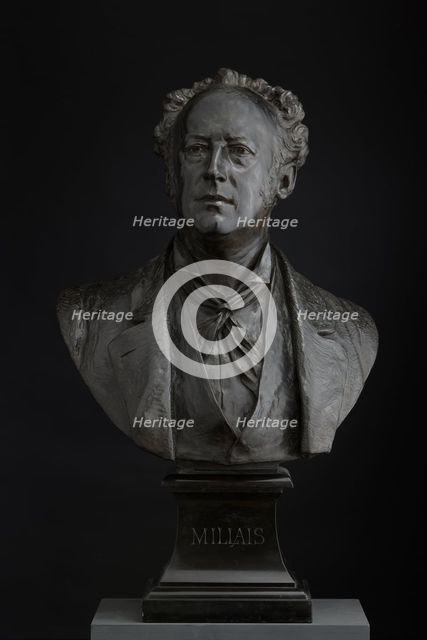 Sir John Everett Millais, Bt., P.R.A., 1881-82. Creator: Joseph Edgar Boehm.