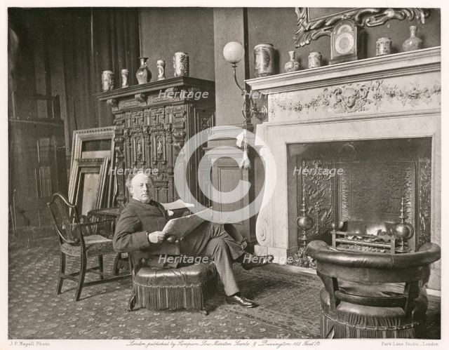 Sir John Everett Millais, Bt., P.R.A., c1884. Creator: Joseph Parkin Mayall.