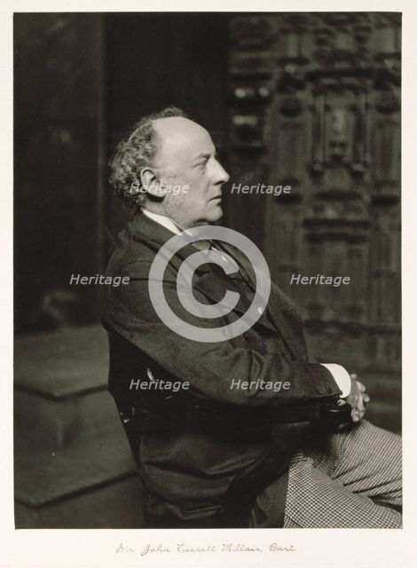 Sir John Everett Millais, Bt., PRA, c1889-1891. Creator: Ralph W Robinson.
