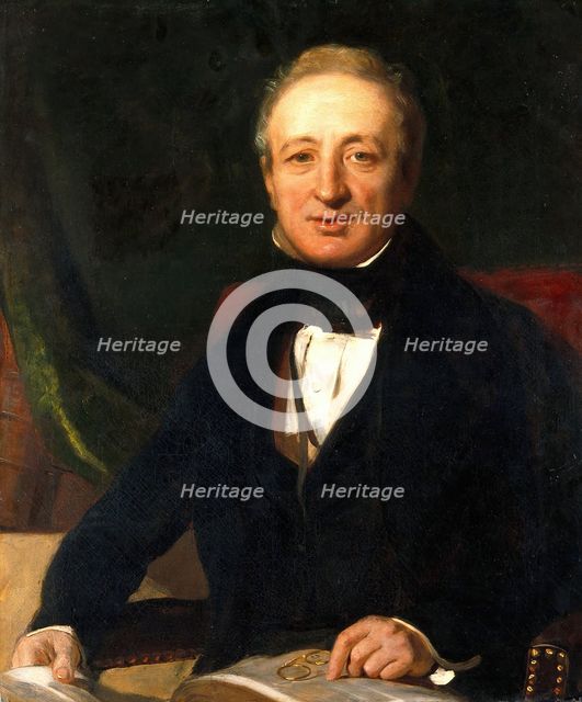Sir John Fisher, 1842. Creator: John Prescott Knight.