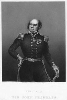 Sir John Franklin c1860s.Artist: DJ Pound