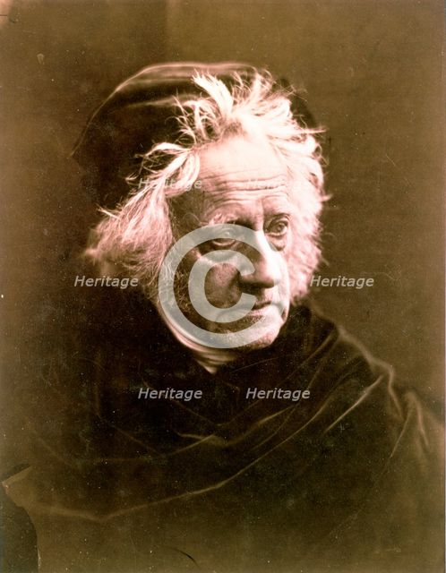 Sir John Frederick William Herschel, British astronomer, 1867. Creator: Julia Margaret Cameron.