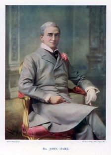 Sir John Hare, English actor and manager of the Garrick Theatre, 1901.Artist: W&D Downey