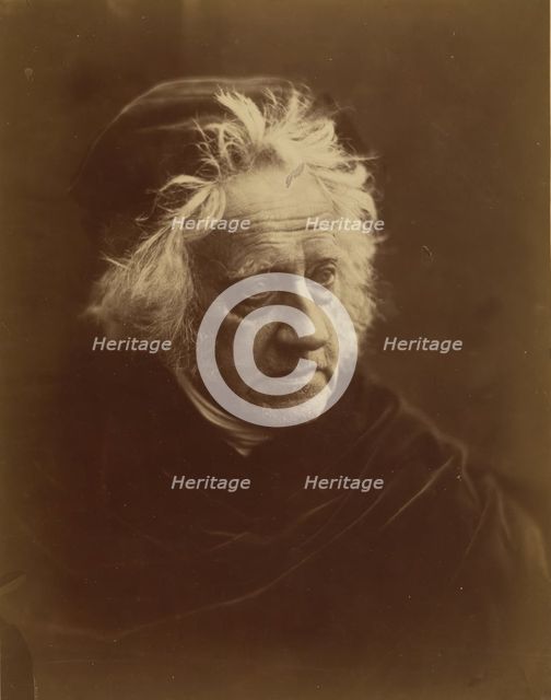 Sir John Herschel, 1867. Creator: Julia Margaret Cameron.