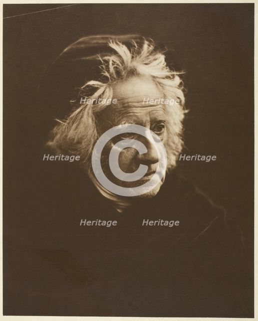Sir John Herschel, 1867, printed 1875. Creator: Julia Margaret Cameron.