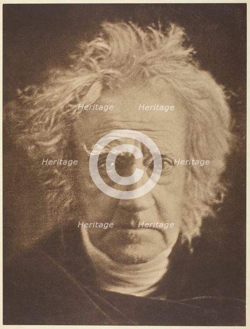 Sir John Herschel, 1867, printed 1875. Creator: Julia Margaret Cameron.