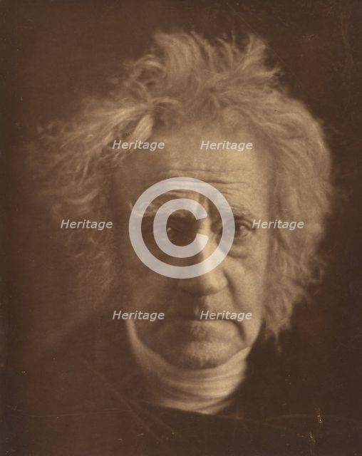 Sir John Herschel, 1875. Creator: Julia Margaret Cameron.