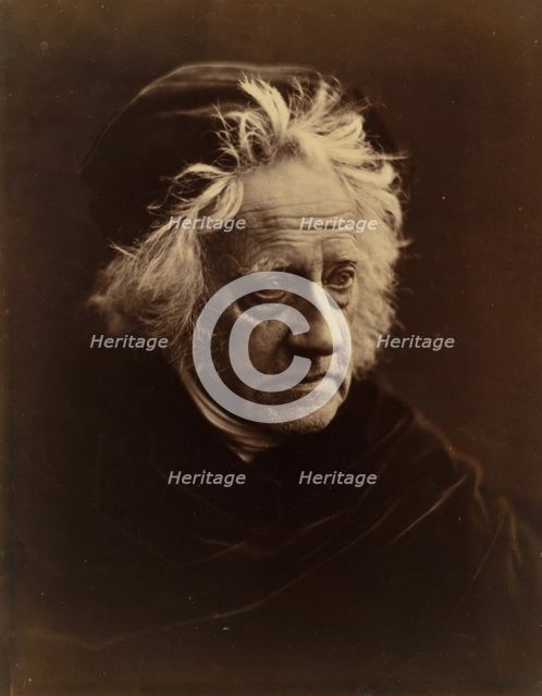 Sir John Herschel, April 1867. Creator: Julia Margaret Cameron.