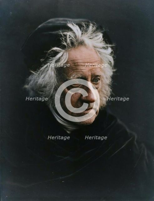 Sir John Herschel, April 1867. Creator: Julia Margaret Cameron.