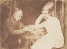 Sir John Jaffray and Dhanjiobai Nauroji, 1843-47. Creators: David Octavius Hill, Robert Adamson, Hill & Adamson