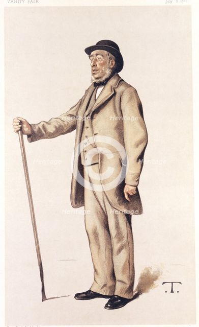 Sir John Lawes, English scientific agriculturalist, 1882.  Creator: Theobald Chartan.