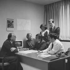 Sir John Laing Building, Page Street, Mill Hill, Barnet, London, 11/03/1982. Creator: John Laing plc