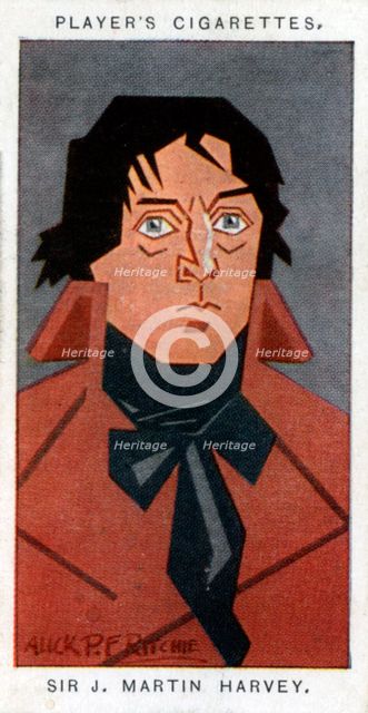 Sir John Martin-Harvey, British actor and theatre manager, 1926.Artist: Alick P F Ritchie