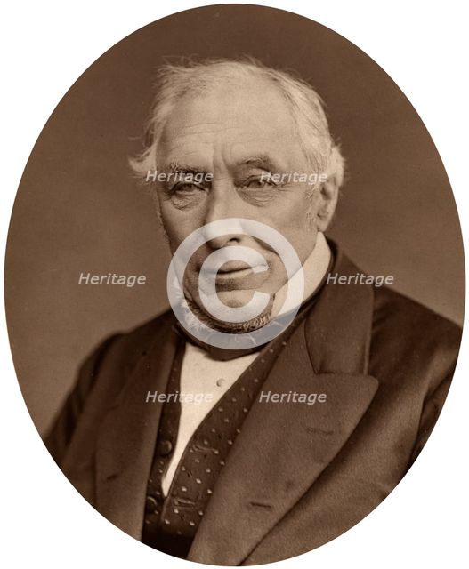 Sir John Mellor, judge of the High Court of Justice, 1880.Artist: Lock & Whitfield