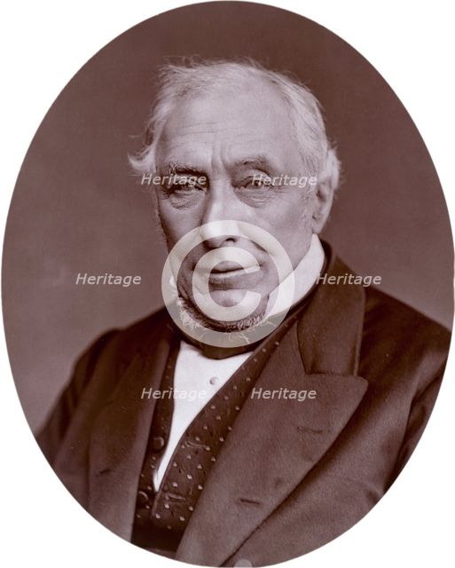 Sir John Mellor, judge of the High Court of Justice, 1880. Creator: Lock & Whitfield.