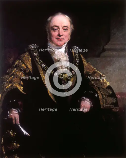 Sir John Musgrave. 1852. Artist: John Preston Knight