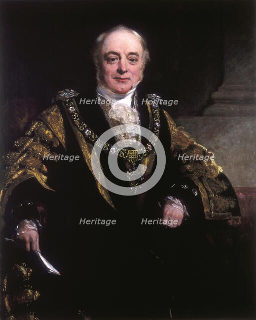 Sir John Musgrave. 1852. Artist: John Preston Knight