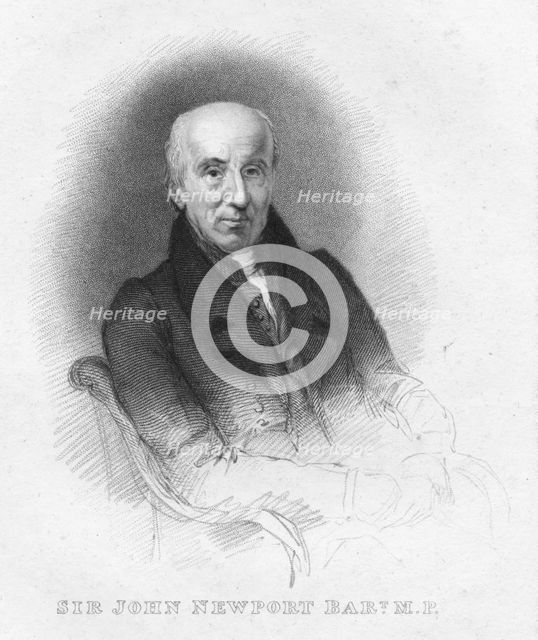 'Sir John Newport Bart. M.P.', 1826. Creator: Robert Cooper.