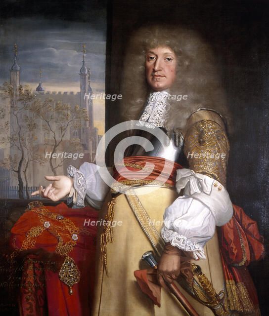 Sir John Robinson, Lord Mayor 1662.   Artist: John Michael Wright