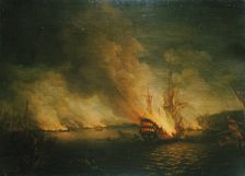 Sir John Thomas Duckworth's action in the Dardanelles, 19 February 1807