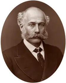 Sir Joseph Bazalgette, CB, British civil engineer, 1877.Artist: Lock & Whitfield