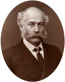 Sir Joseph Bazalgette, CB, British civil engineer, 1877.Artist: Lock & Whitfield