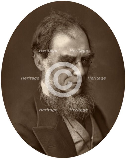 Sir Joseph Dalton Hooker, Director of Royal Gardens at Kew, 1881. Artist: Unknown