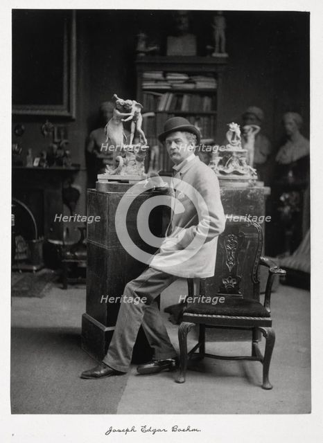 Sir Joseph Edgar Boehm, RA, c1889-1891. Creator: Ralph W Robinson.