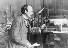 Sir Joseph John Thomson, physicist and inventor, 1900. Creator: Unknown