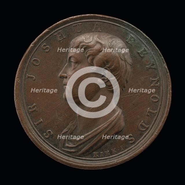 Sir Joshua Reynolds, 1723-1792, Painter [obverse], 1773. Creator: John Kirk.