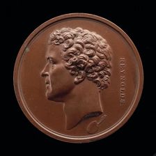 Sir Joshua Reynolds, 1723-1792, Painter [obverse], 1845. Creator: Alfred Joseph Stothard