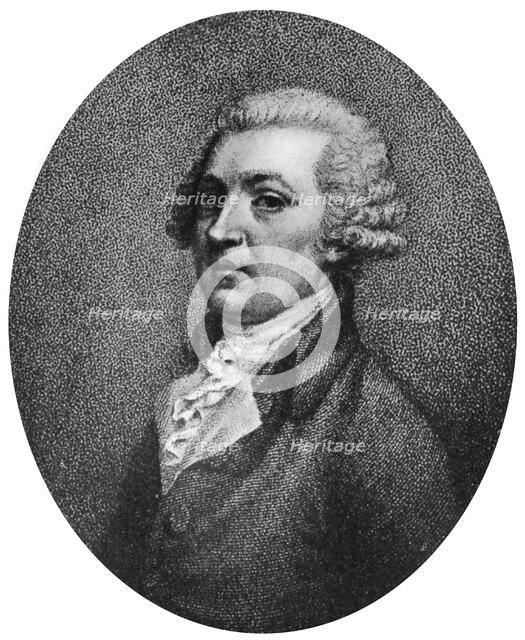 Sir Joshua Reynolds, English painter, late 18th century (1912).Artist: John Conde