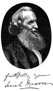 Sir Josiah Mason, English pen-manufacturer, c1880