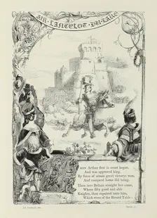Sir Lancelot du Lake, 1842. Creator: John Orrin Smith