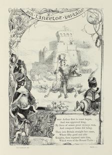 Sir Lancelot du Lake, 1842. Creator: John Orrin Smith