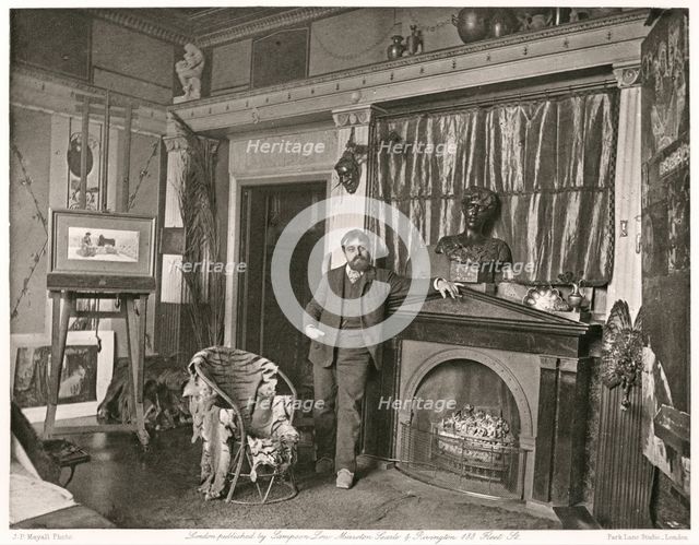 Sir Lawrence Alma-Tadema, R.A., c1884. Creator: Joseph Parkin Mayall.
