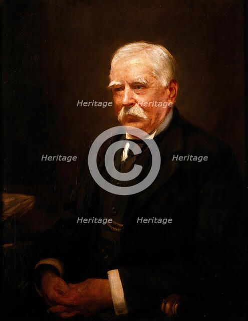 Sir Patrick Manson (1844-1922), investigator of tropical diseases. Creator: Walter Ernest Webster.