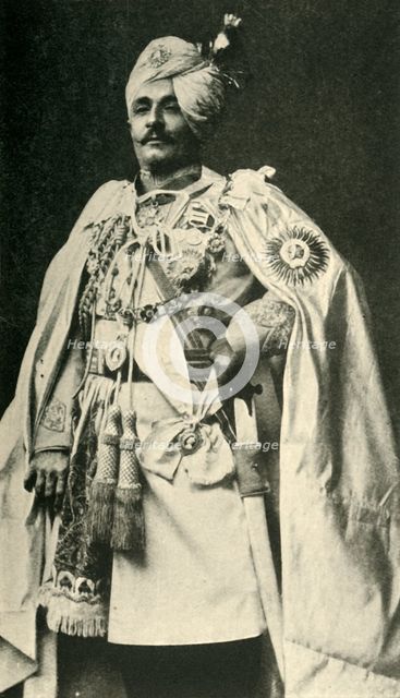 'Sir Pertab Singh', late 19th century, (c1920). Creator: Carl Vandyk.