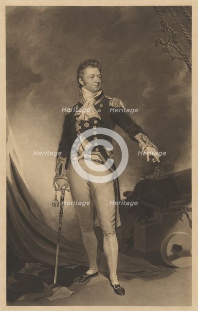 Sir Philip Bowes Vere Broke, published 1816. Creator: Charles Turner.
