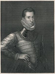 Sir Philip Sidney c1576, (early-mid 19th century). Creator: Unknown