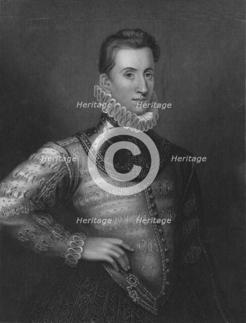 'Sir Philip Sidney', c1578, (1838).  Creator: Henry Robinson.